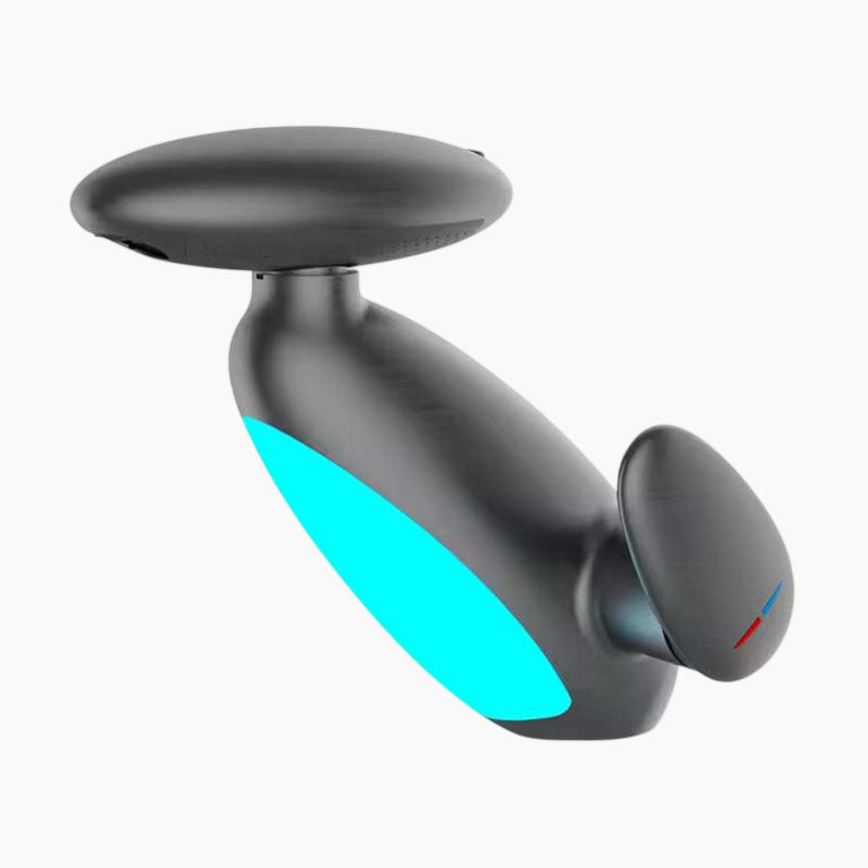 Single-Handle Bathroom Faucet with Water-Powered LED Light