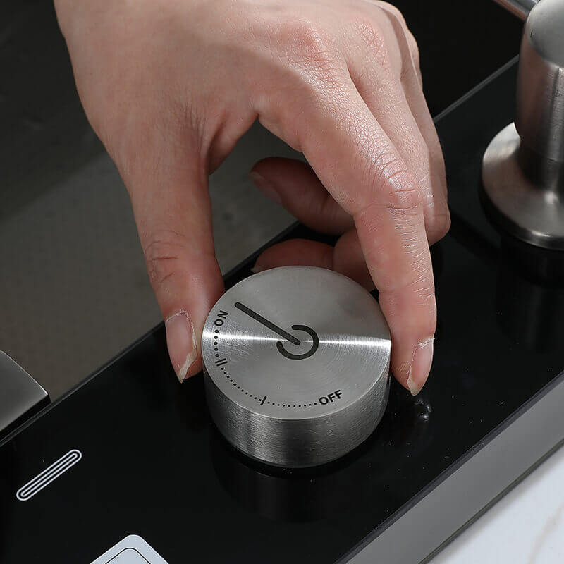 Stainless Steel Workstation Kitchen Sink with Integrated Waterfall and LED Temperature Display