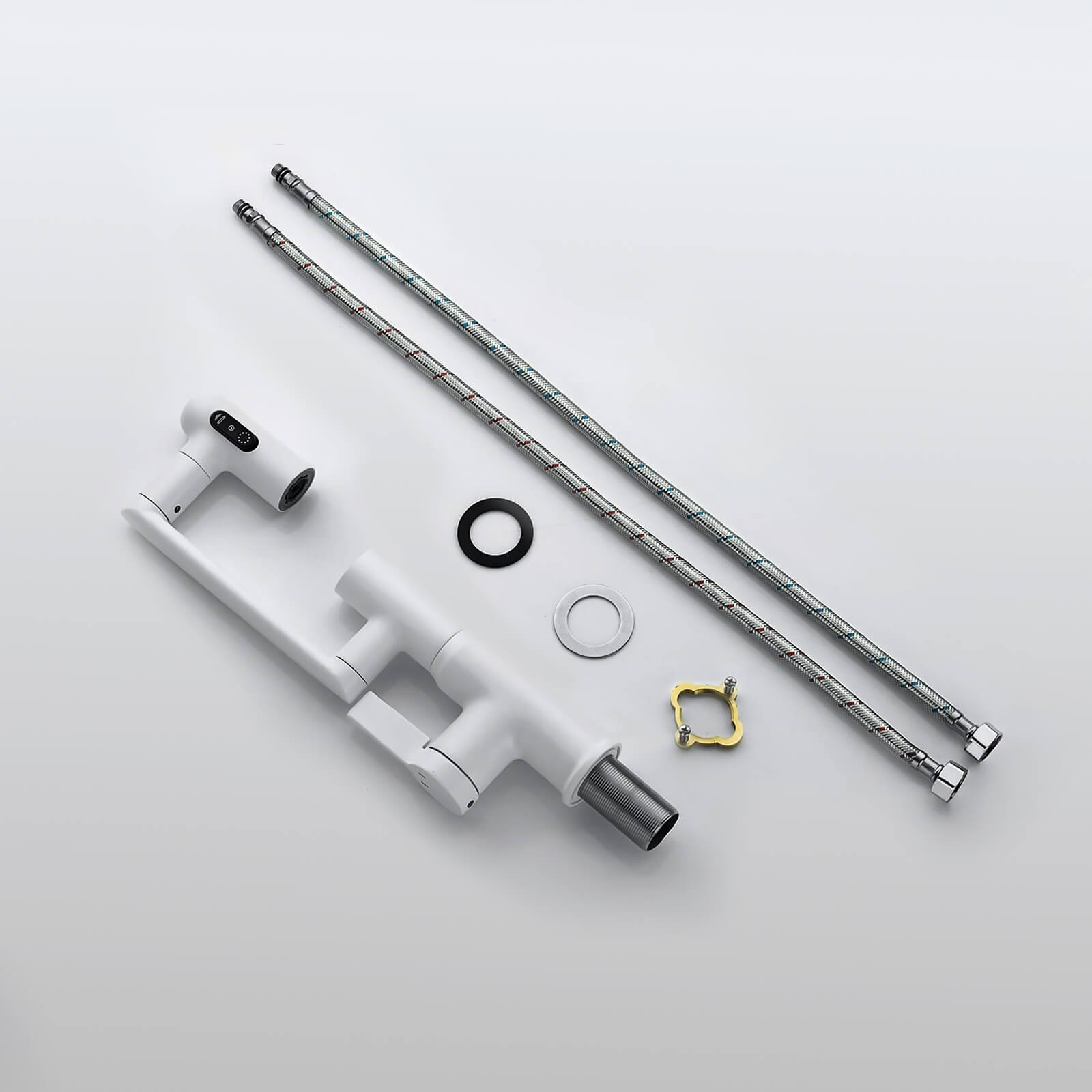 KHTAPA Single-Hole Rotatable Faucet with Temperature Display-BF2204