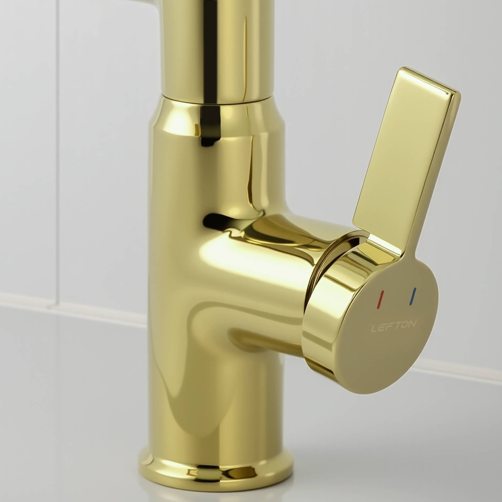 KHTAPA Single-Hole Rotatable Faucet with Temperature Display-BF2204