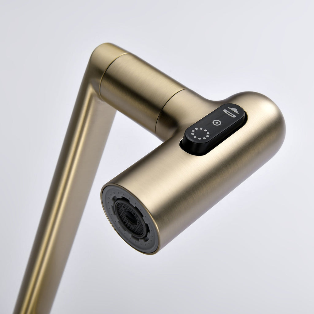 KHTAPA Single-Hole Rotatable Faucet with Temperature Display-BF2204