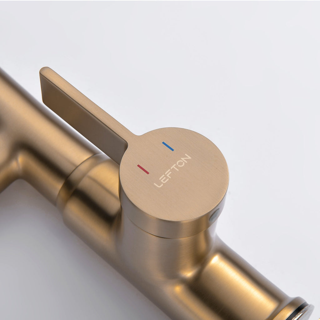 KHTAPA Single-Hole Rotatable Faucet with Temperature Display-BF2204