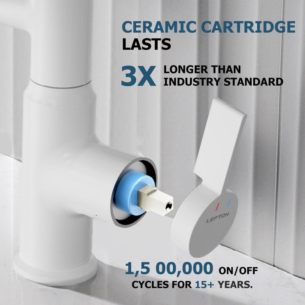KHTAPA Single-Hole Rotatable Faucet with Temperature Display-BF2204